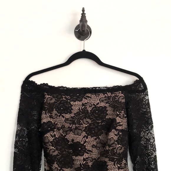 Dynamite โฆ Elegant Black Lace Bodysuit (S) - Picture 6 of 7